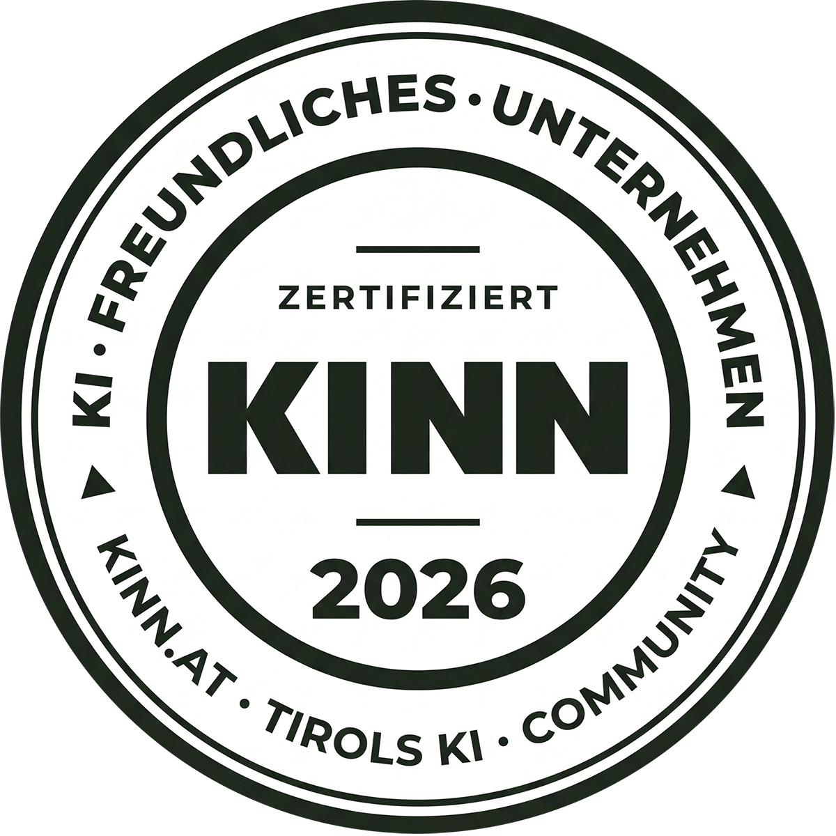 KINN-Siegel KI-freundliches Unternehmen
